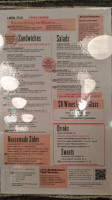 Local Foods menu