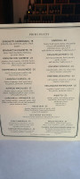 Macaluso's Italian menu