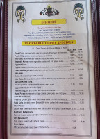 Kaveri Madras Cuisine menu