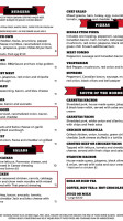 Hot Stuff Pizza menu