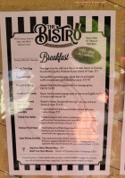 Lakeside Bistro menu