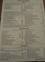 Le Pain Quotidien 5th Ave menu