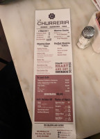 La Churreria menu