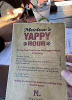 Marlow's Tavern Lee Vista menu