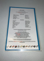 Kats Sushi menu