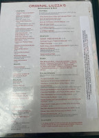 Liuzza's Restaurant Bar menu