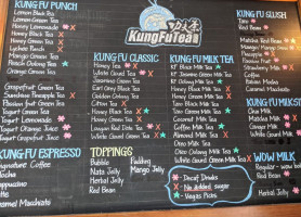 Kung Fu Tea menu