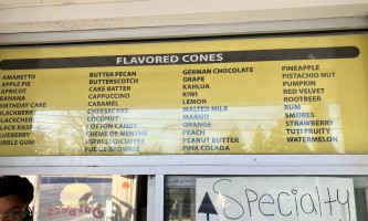 Dairy Oasis menu