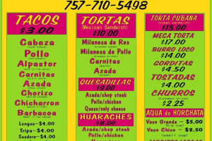 El Piscachin menu