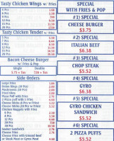 Don Hall's Hollywood Drive-in menu