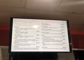 Caramba Inc menu