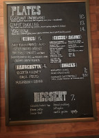 Indie Food Wine menu