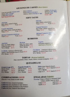 Santa Fe Grill menu