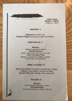 Shokudo menu