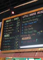 Baja Burrito menu