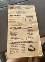 Pit B Q menu