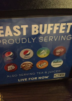 East Buffet menu