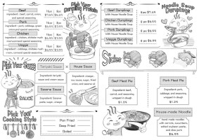 Hao Bao Dumpling House menu