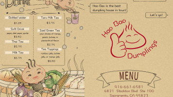 Hao Bao Dumpling House menu