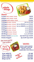 Marcos Seafood Oyster Bar menu