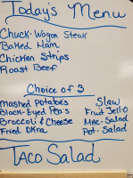 Market Cafe menu