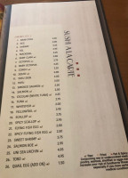 Sake House menu