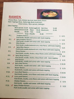 Ramen Joy menu