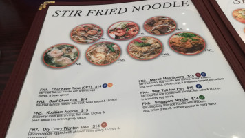 Malaysian Kopitiam menu