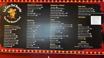 Efrain's Mexican Restaurant menu