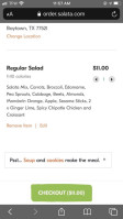 Salata menu