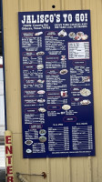 Jaliscos To Go menu