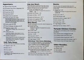 K-town Rice Bowl Korean Fusion Deli menu