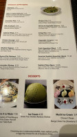 Shogun menu