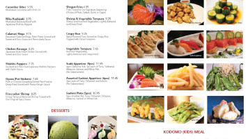 Shogun menu