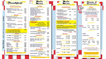 Nu-way Weiners menu