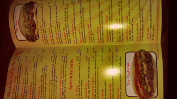 Roy's Cold Cuts menu