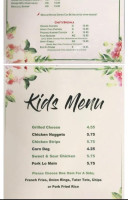 Hong Kong Chinese Cuisine menu