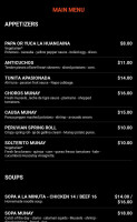 Pretzel Bell menu