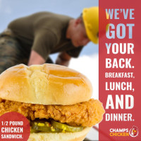 Champs Chicken food