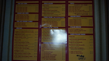 Mj's Fish And Chips menu