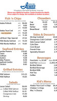 Ivar's Seafood menu