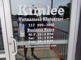 Kimlee Vietnamese menu