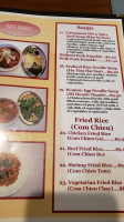 Pho Basil Vietnamese Cuisine menu