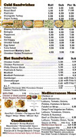 Shakey Jakes menu