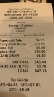 Muto Ramen Sushi menu