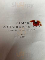 Kim's Kitchen menu