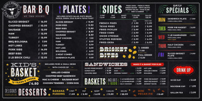 Riscky's -b-q menu