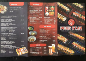 Poke Star menu