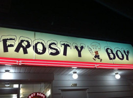 Frosty Boy outside
