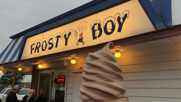 Frosty Boy outside